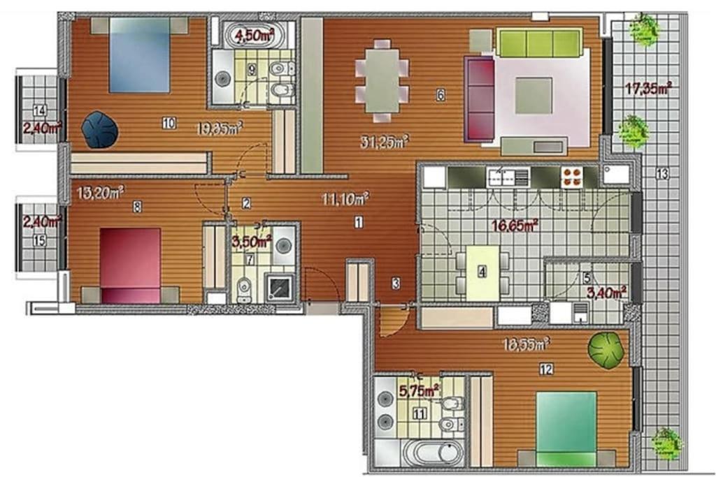 Vista Mar - Ac, Pool & Gym Apartment Фуншал Екстериор снимка